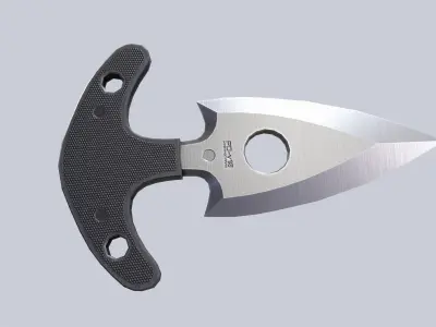 Punch dagger Low-poly 3D model 3