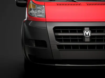 Ram Promaster Chassis Truck Single Cab 3450 WB 2019 3D model