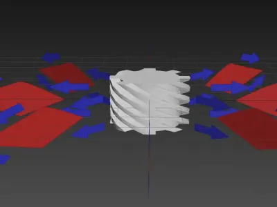 Omniwing - 360 degree uniwing - Concept 3D model