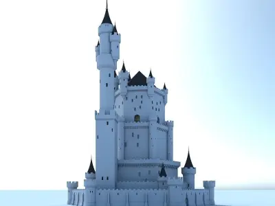 Fantasy Castle 006 3D model