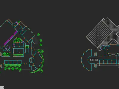 cultural center exterior 3D model