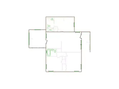 Detailed Exterior Sketch by Interior - 751-1000 SF - Xactimate 3D model