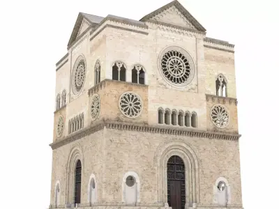 Italian Church high detailed model 3D model