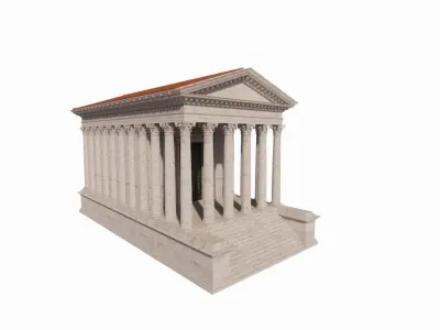 Historical temple-place of worship 3D model