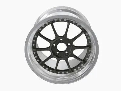 SSR Professor SP5 Wheel Low-poly 3D model