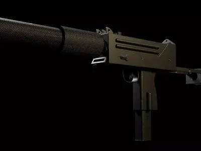 MAC 10 Low-poly 3D model