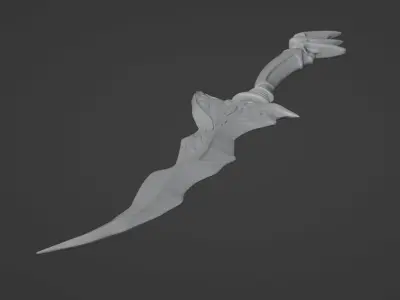 3D model Kris Edge from Lineage2 Game 3D print 3D print model