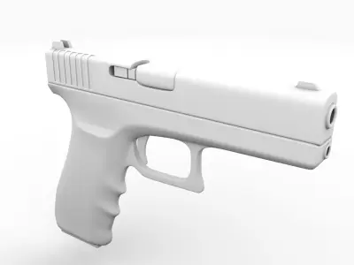 Sci-Fi Glock Low-poly 3D model