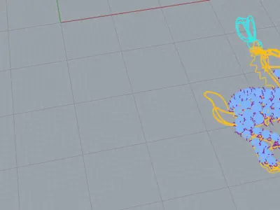 Pendente Asino Free 3D model