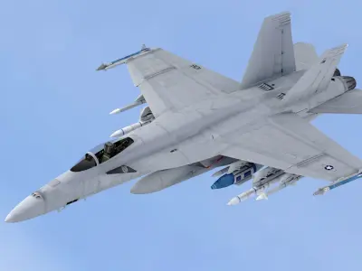  F-18 SuperHornet 3D model