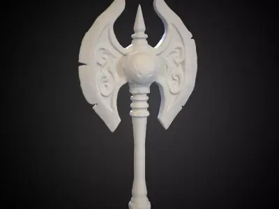 Stylized Axe 02 3D model
