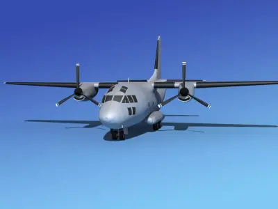 Alenia C-27A Spartan Bare Metal 3D model