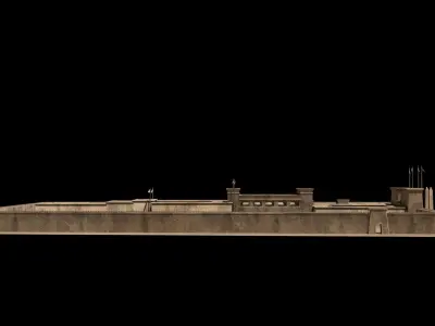 Luxor Temple Egypt 3D model