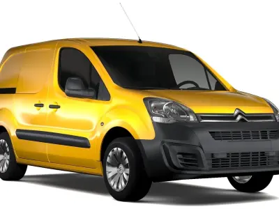Citroen Berlingo Van L1 2slidedoors 2017 3D model
