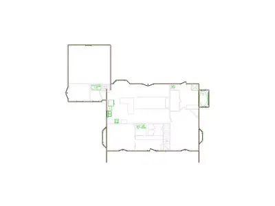 Detailed Exterior Sketch by Interior - 3001-3500 SF - Xactimate 3D model