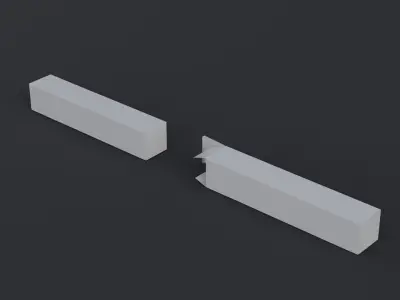 Packaging product box05 Low-poly 3D model