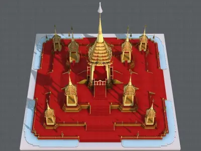 Merumas Pagoda 3D model
