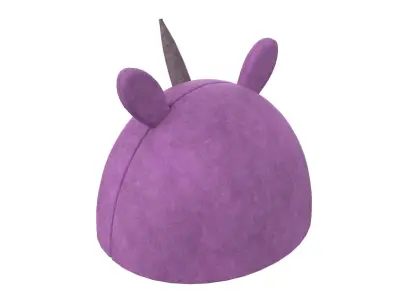 Unicorn Meow Hut Cat Hut Cat Tent Cozy Pink 3D model