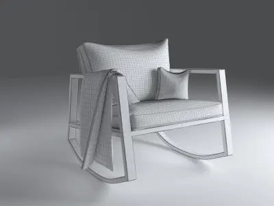 Rocking Chair Free 3D model