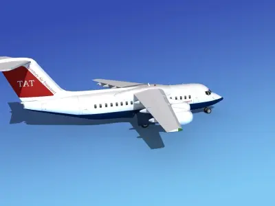 BAe 146-200 Territory Air Transport 3D model