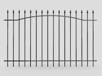 CC0 - Iron Fence Free low-poly 3D model