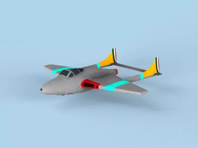Jet plane 3D model
