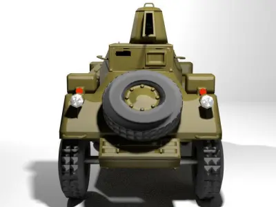 Armoured Car - Daimler Dingo 3D model
