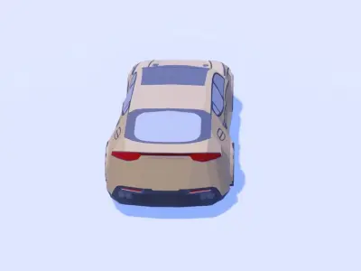 Kia String Free low-poly 3D model