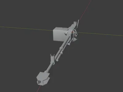 Kord heavy machine gun Free 3D model