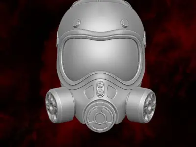 Gas Mask Doom Collection 3D printable files for Action Figures 3D print model