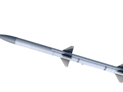 AIM 120 AMRAAM 3D model