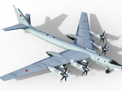 Tu-95 3D model
