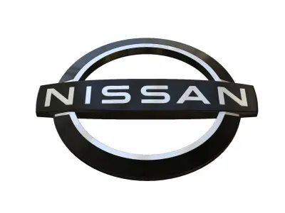 nissan logo 3D model