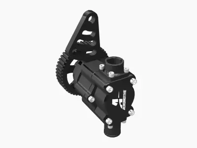 Aeromotive 12-Series Mechanical Fuel Pump Low-poly 3D model