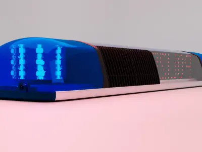Pintsch Bamag Topas Lightbar 3D model