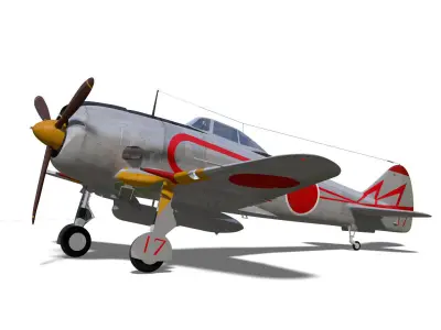 Nakajima Ki44 Tojo type II Otsu 3D model