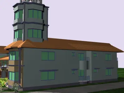 Building Duplex 01 3D model