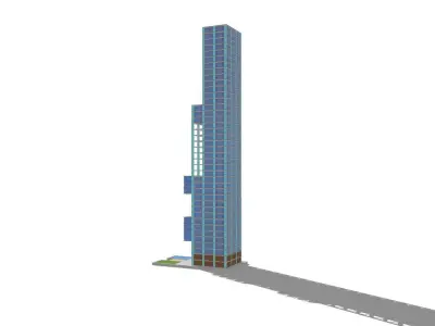 Commercial high-rise re 02 3D model