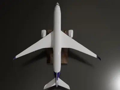 A 350 XWB model Low-poly 3D model