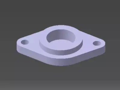 bearings holder D28 B12 d8 3D print model