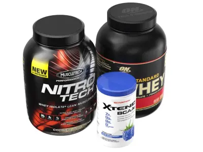 Gym Supplements 3D model
