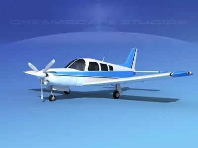 Piper Turbo Arrow 240 V04 3D model