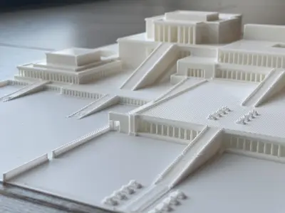 Temple of Hatshepsut 3D print model