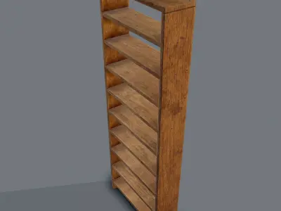 Shelves Stand Free low-poly 3D model