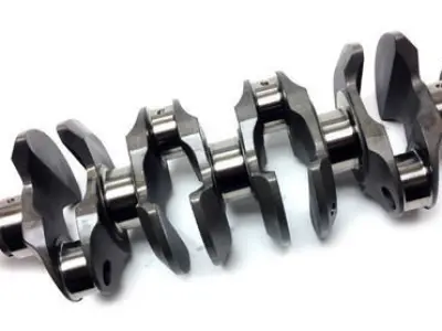 Crank shaft Low-poly 3D model