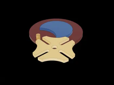 Geneva drive - Maltese cross 3D model