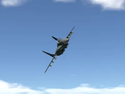 MiG-29 Fulcrum 3D Model Low-poly 3D model