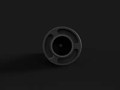 Silencer Hexagon DTKP 762x39 Low-poly 3D model