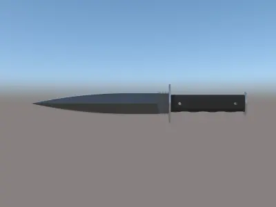 Intario ICK-Dagger-P6 Low-poly 3D model