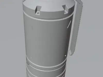 Sci Fi Grenade  Low-poly 3D model